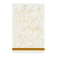 Coptic Notepad - Love is Patient