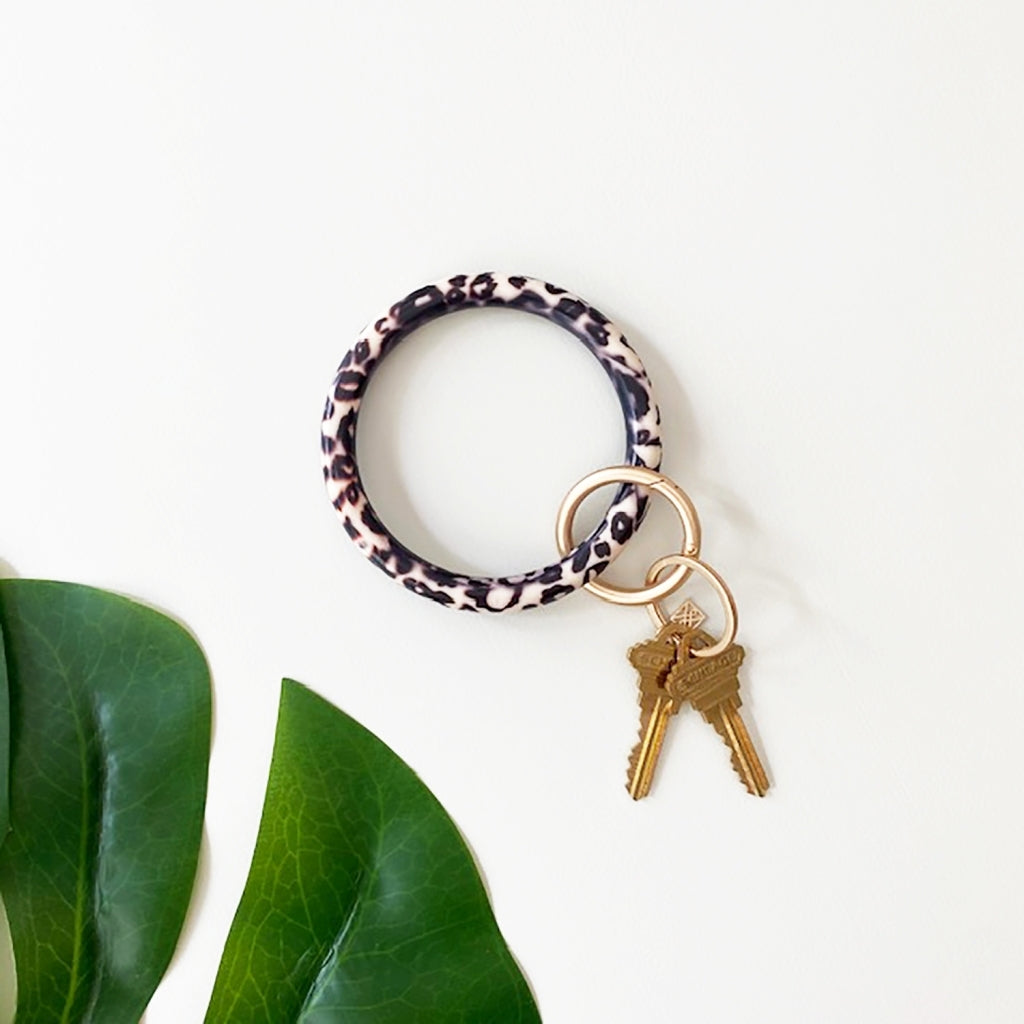 KEYRING BAINBRIDGE BLACK TORTOISE