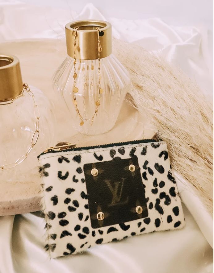 Louis Vuitton Repurposed Jaguar Coin Purse & Key Ring