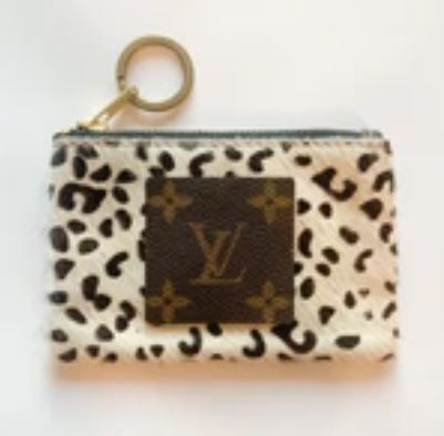 Louis Vuitton Repurposed Jaguar Coin Purse & Key Ring