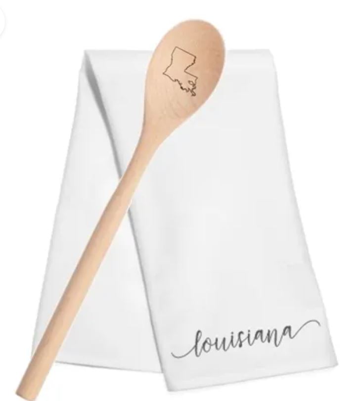 Tea Towel/Spoon Set Louisiana