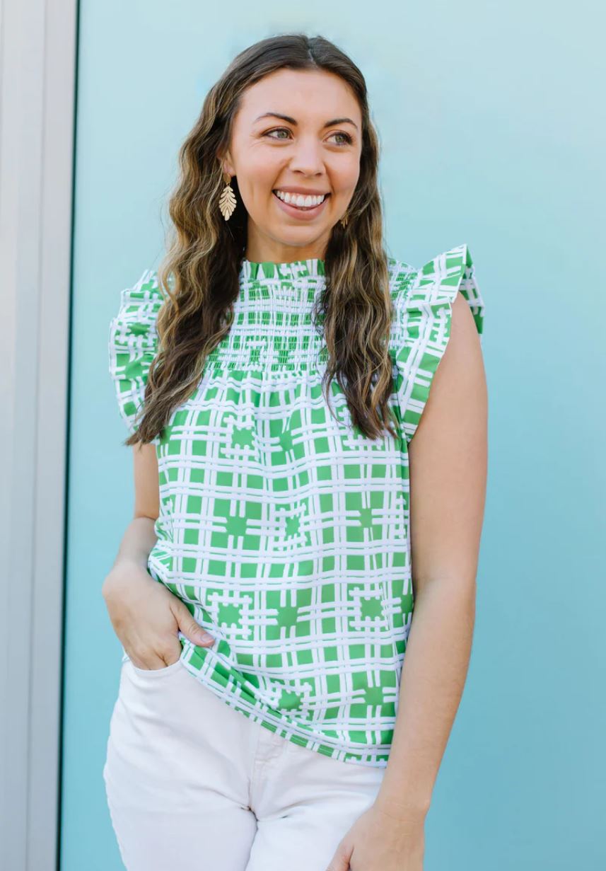 Jade In the Garden Top