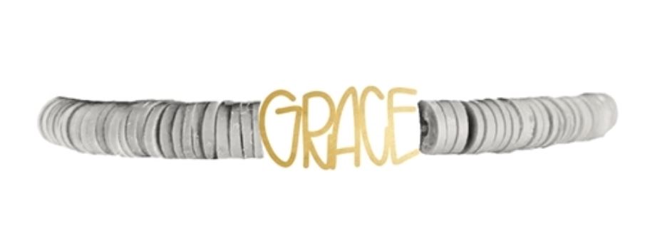 Grace, Blessed, Grateful, & Love Bracelet