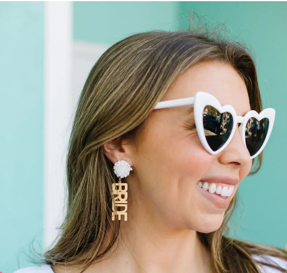 Bride Gold & Seed Bead Earrings