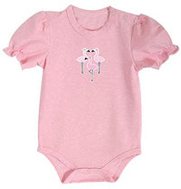 SNAPSHIRT - PINK HEATHER W/ FLAMINGO, 6-12 MONTHS
