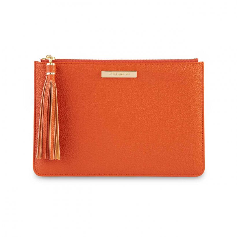 SOPHIA TASSEL POUCH | BURNT ORANGE