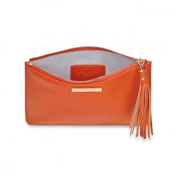 SOPHIA TASSEL POUCH | BURNT ORANGE