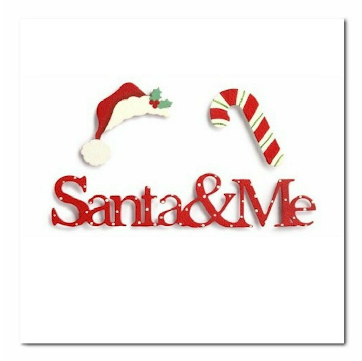 Santa & Me Embellishment