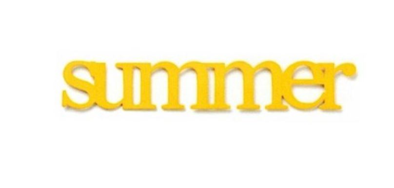 "Summer" Embellish Your Story Magnet