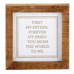 Tabletop Décor - Framed - First My Father