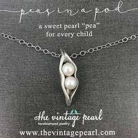 Sweet Peas in a Pod Necklace (1-4 pearls)