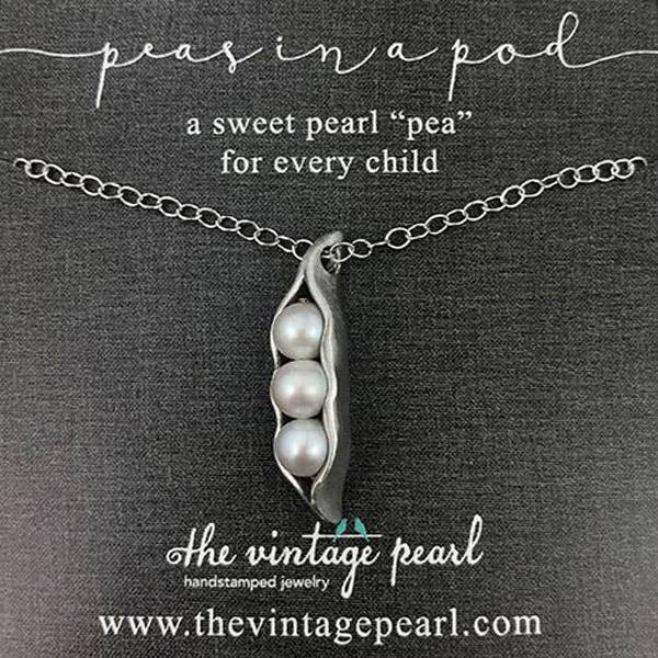Sweet Peas in a Pod Necklace (1-4 pearls)