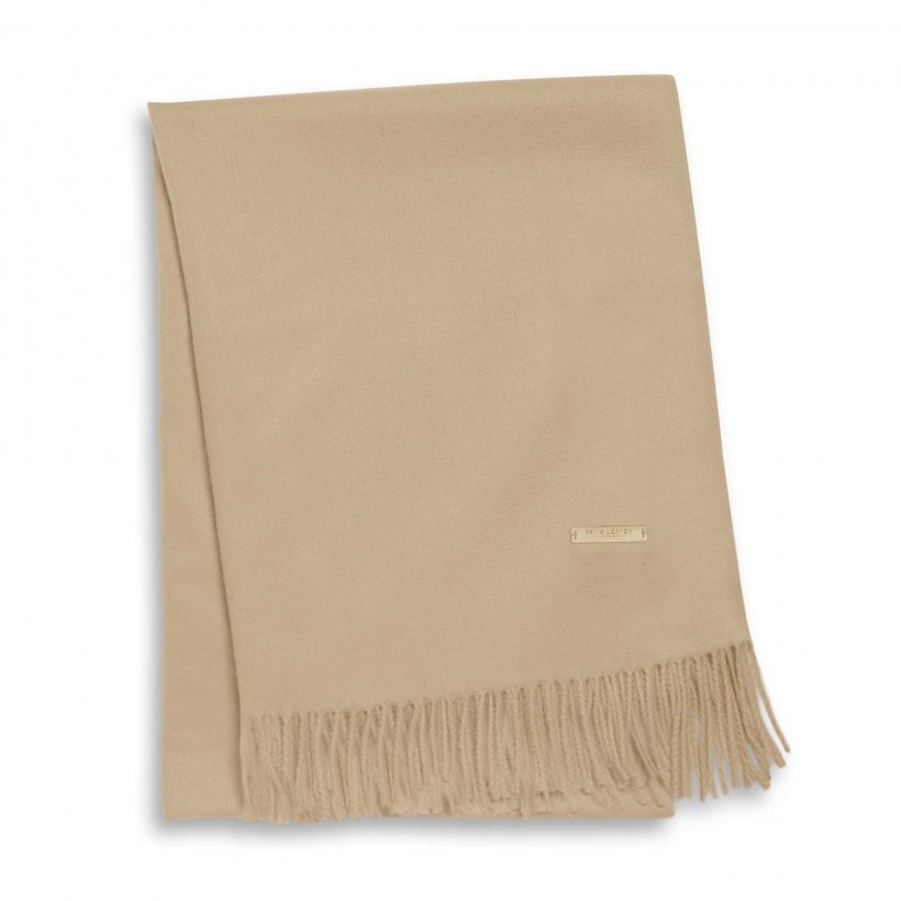 WRAPPED UP IN LOVE BOXED SCARF | CAMEL