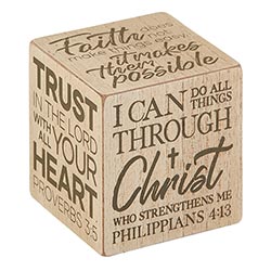 Well Said! - Quote Cubes - Inspirational - With God