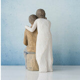 You and Me Willow Tree Sculpture (darker skin tone and hair color)