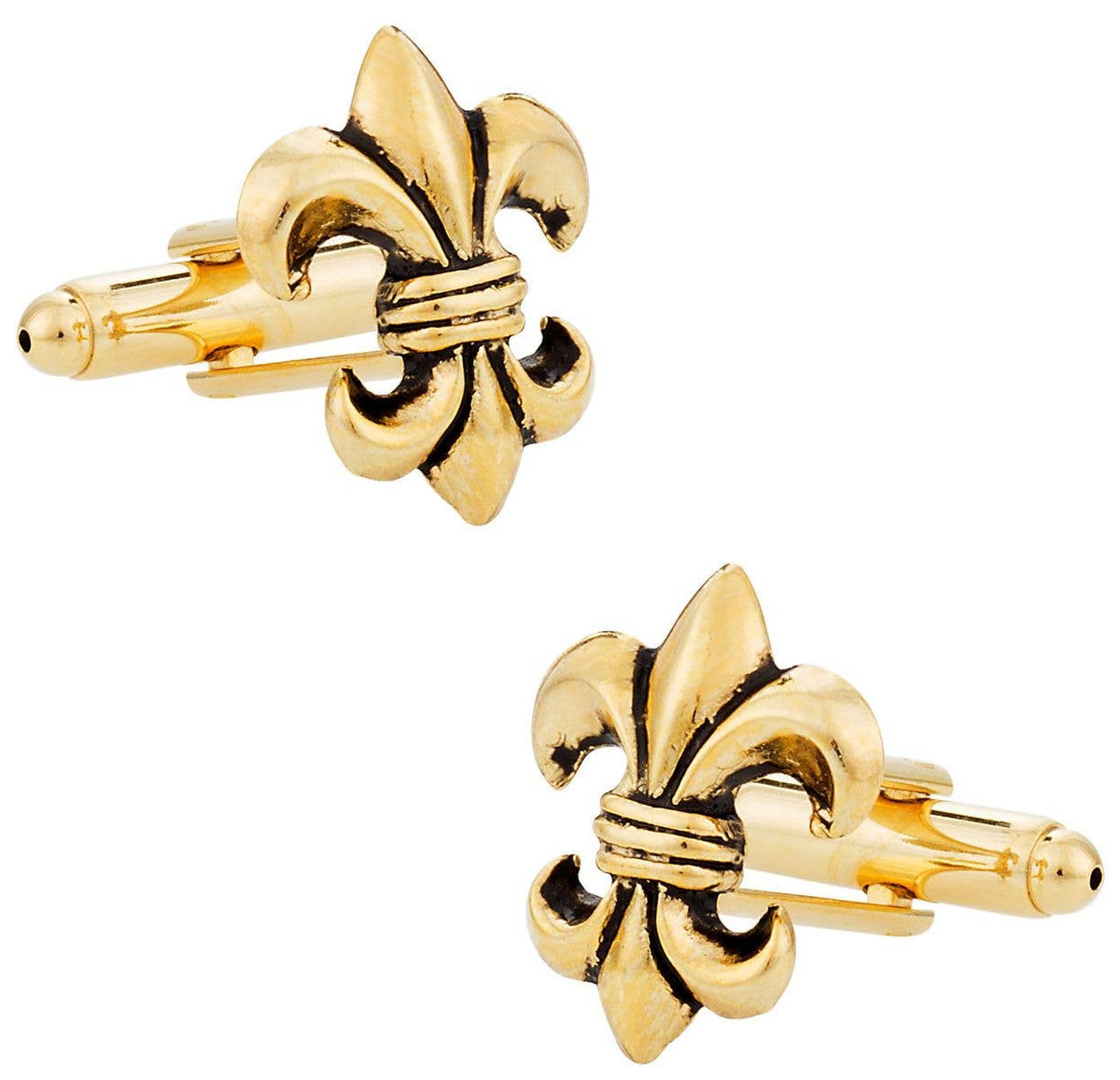 Antique Gold Fleur Di Lis Cufflinks