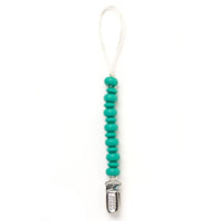 Teal Pacifier Clip