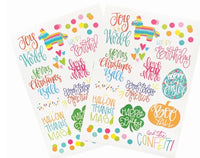 All She Wrote Notes - Holiday Sticker Pack