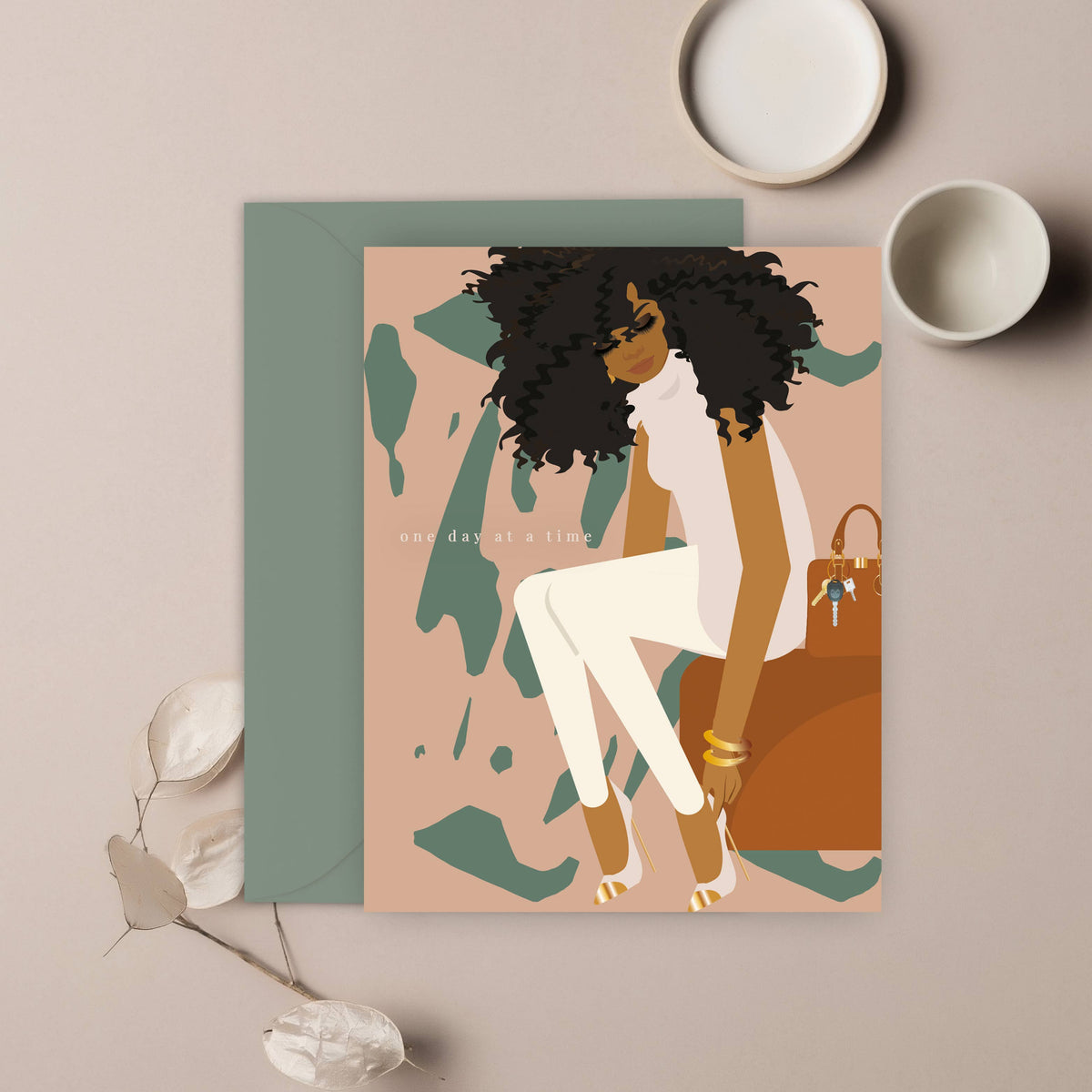 One Day At A Time Greeting Card