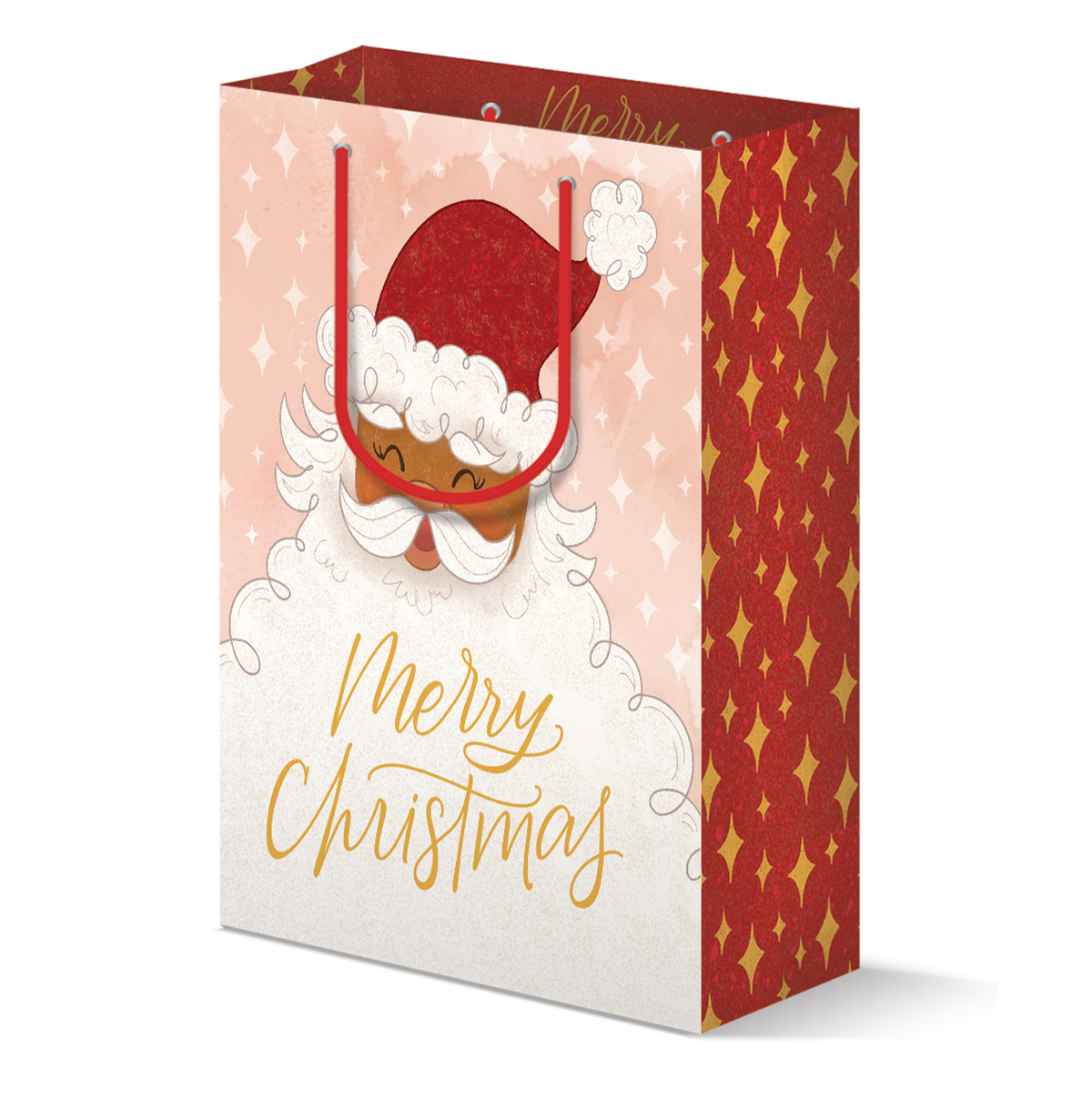Christmas Holiday Black Santa Claus | Gift Bag