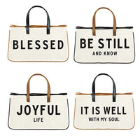 Large Canvas Tote - It Is Well