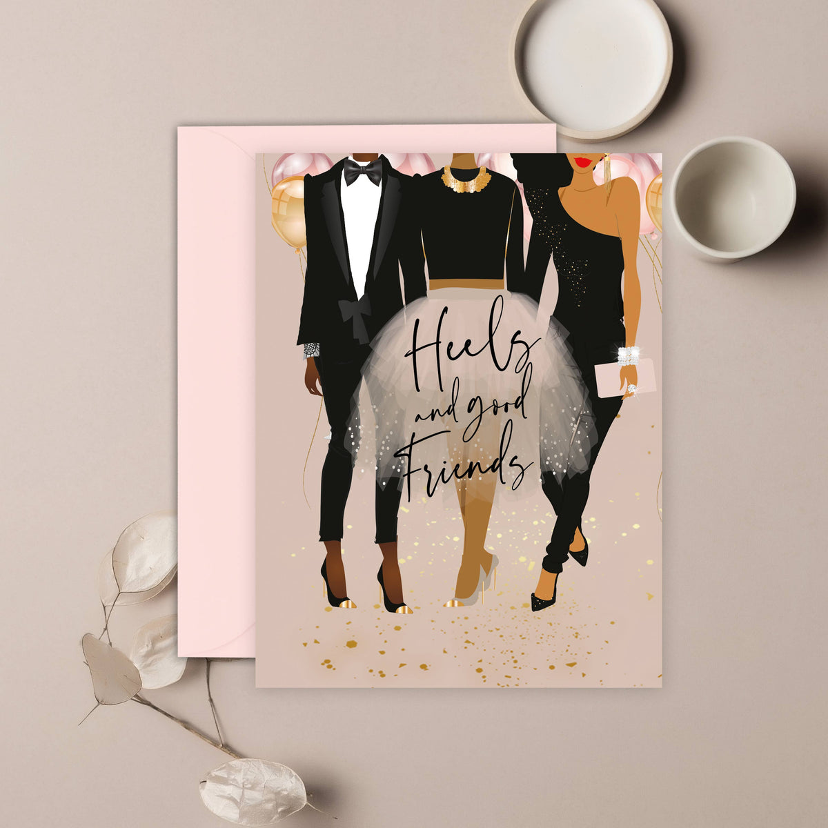 Heels and Friends Greeting Card