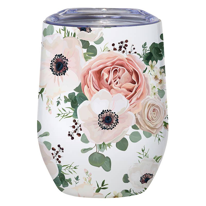 Wine Tumbler - Floral