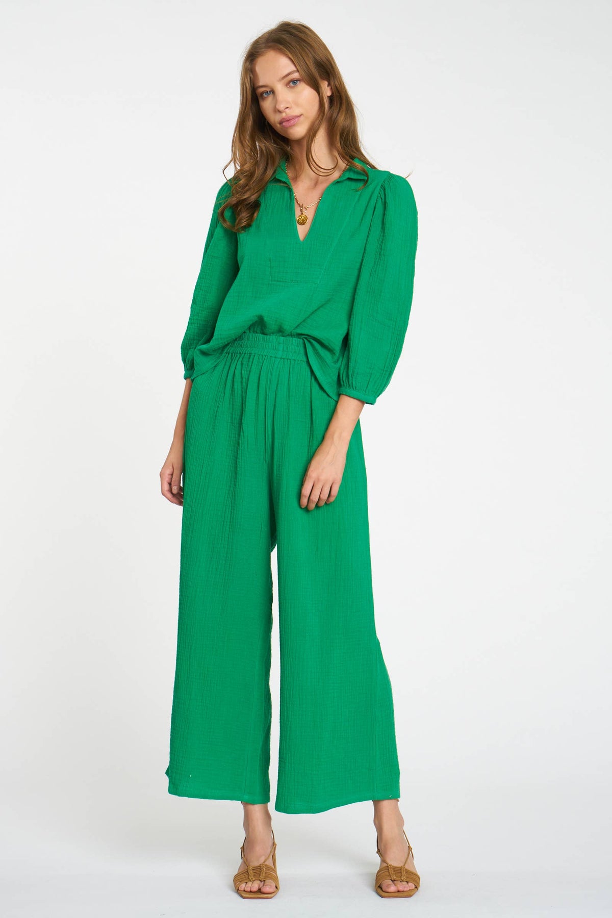 LAUREN  KELLY GREEN PANT