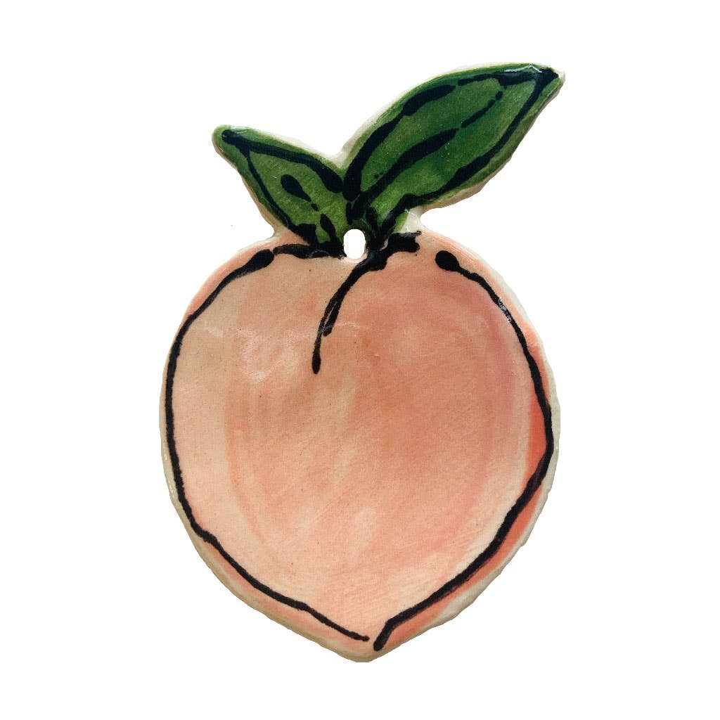 Peach  CHRISTMAS Ornament