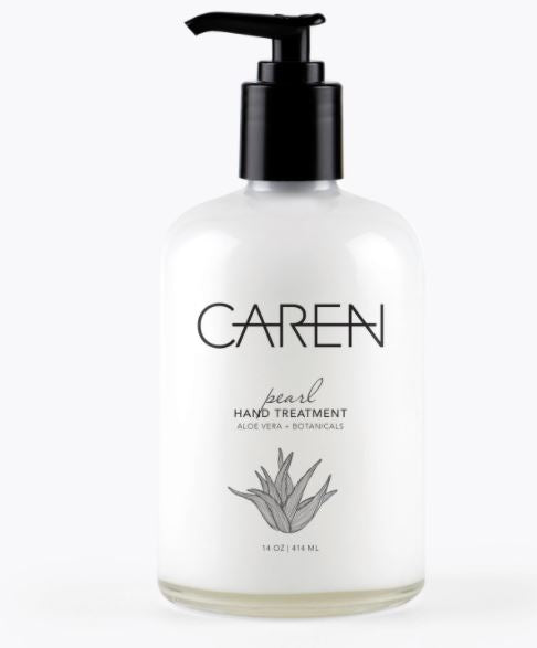 Caren Hand Treatment - Pearl or Seaside- 14  oz Glass Bottle