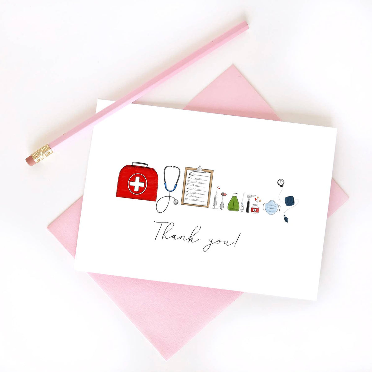 Medical Doctor Thank You  Greeting Card