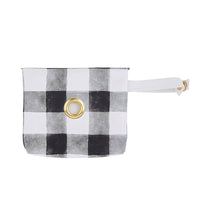 Washable Paper Waste Pouch - Buffalo Check