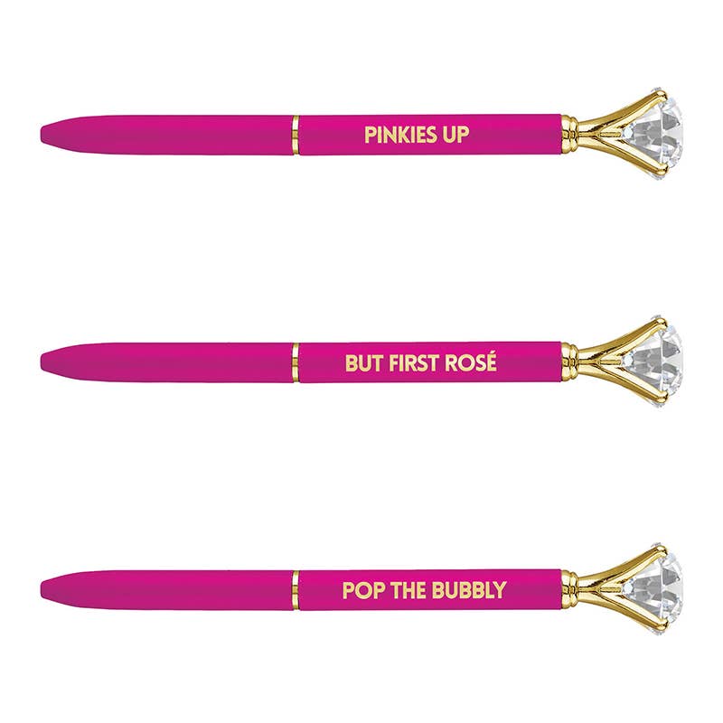 Gem Pen - Hot Pink