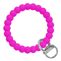 Bubble Collection Bangle and Babe Bracelet Key Ring- Deep Neon