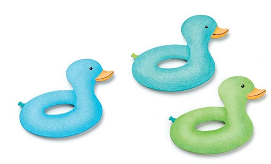 Embellish Your Story Duck Swim Tube Magnets - Set of 3 Assorted