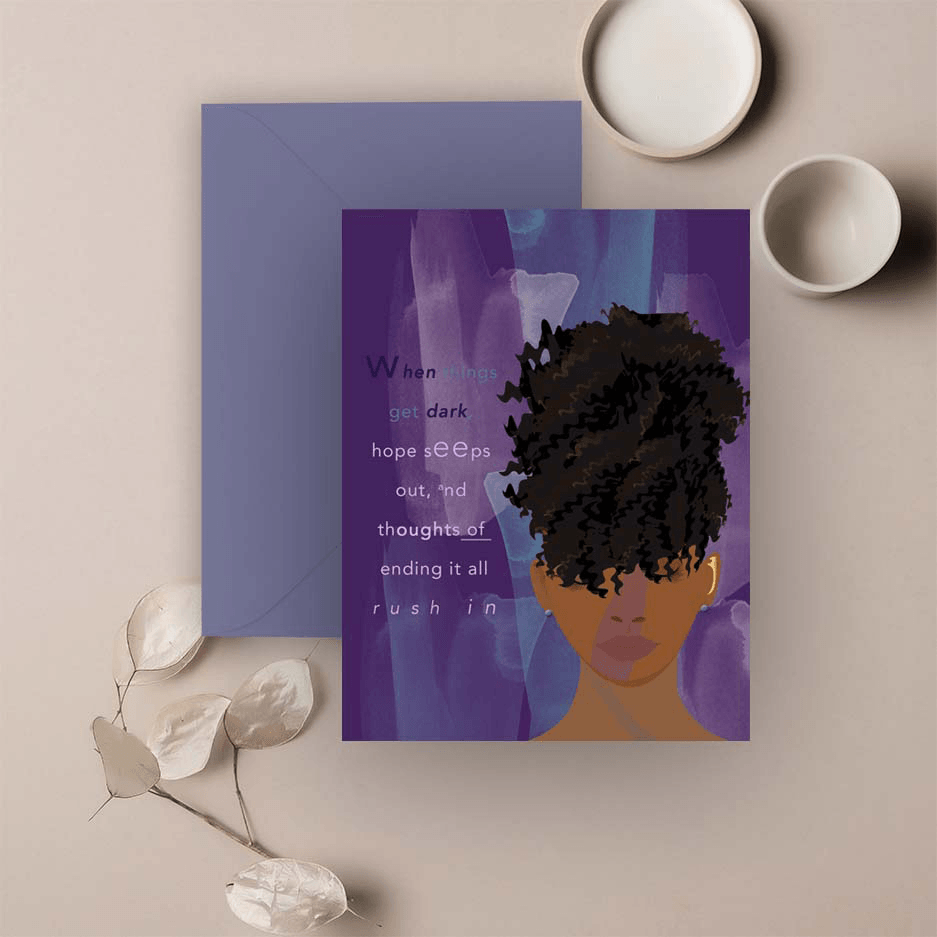 Purpose  (Suicide Prevention) Greeting Card
