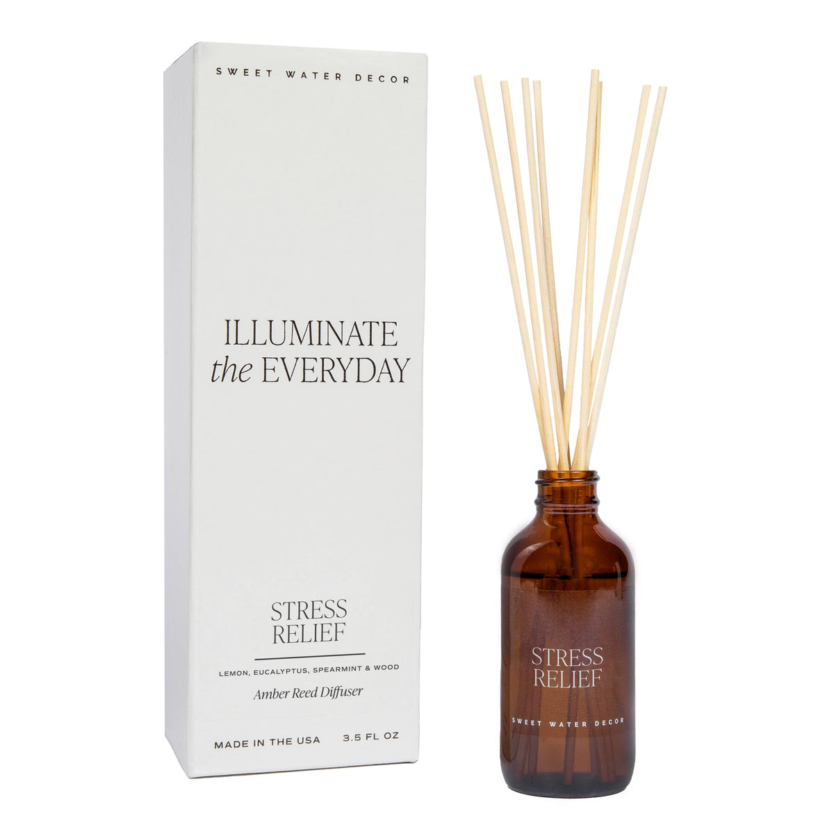 Stress Relief Amber Reed Diffuser - Gifts & Home Decor