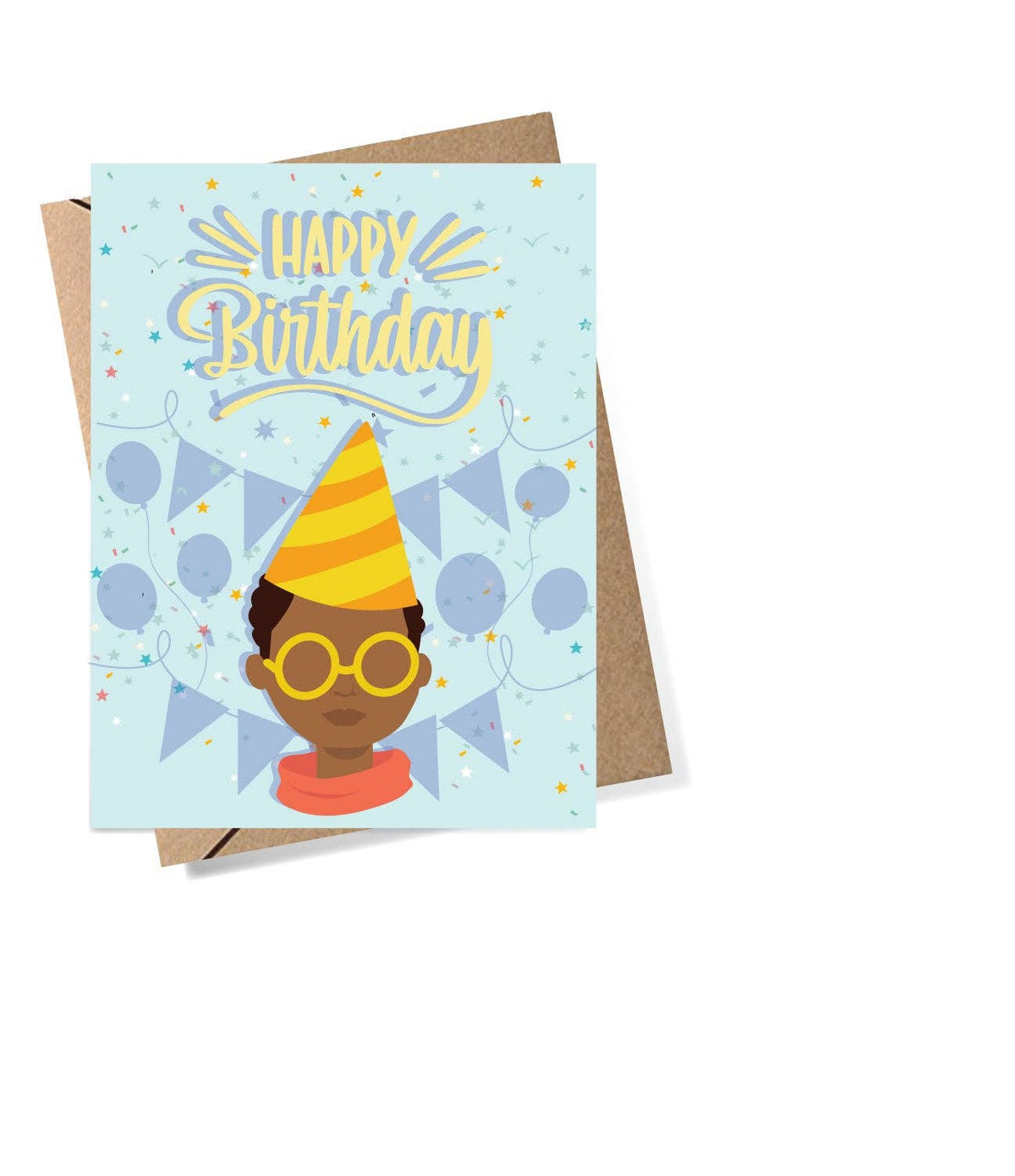 Birthday Boy Balloons GREETING CARD