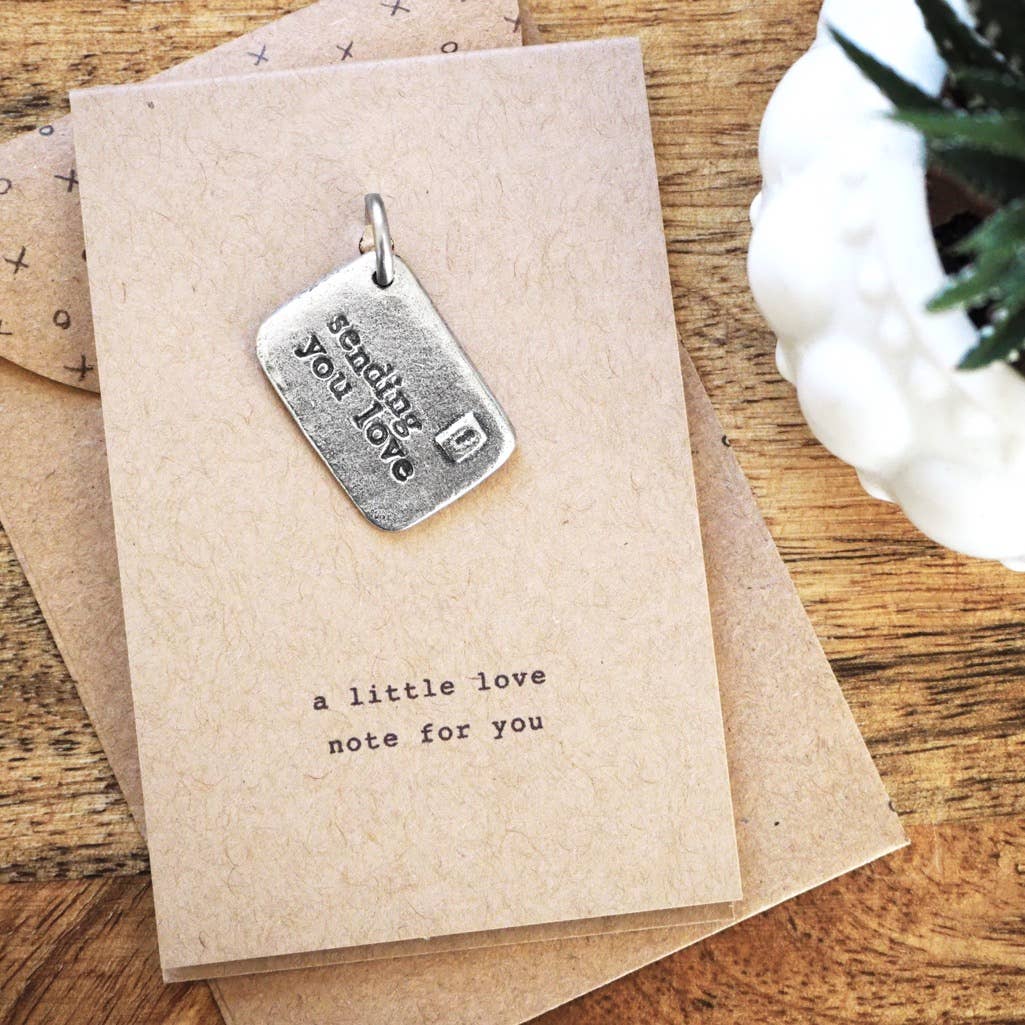 Envelope Charm -sending you love