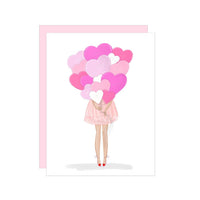 Valentine's Day Greeting  Card - Light Skin
