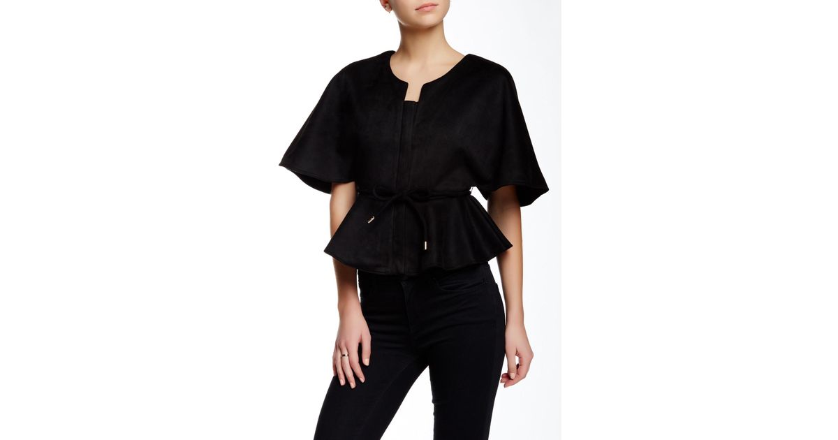 Black Peplum Top