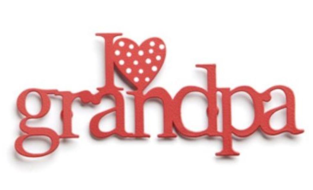 Embellish Your Story I (Heart) Grandpa Magnet