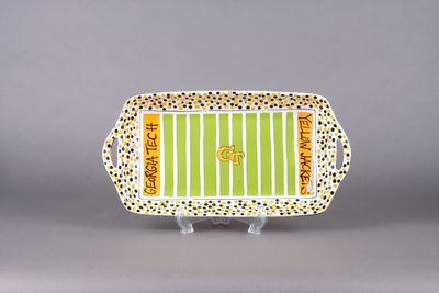 Game Day- Georgia Tech Ceramic Platter