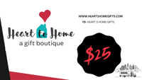 Heart to Home $25 Gift card