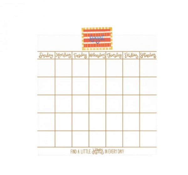 Happy Everything Magnetic Dry Erase 18" Wall Calendar