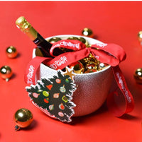 Happy Everything Stripe Mini Bowl (Black or White)