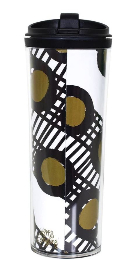 Coton Colors Happy Everything 16 oz Travel Mug Stringo