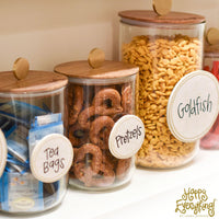 Happy Everything Mini Wooden Lid Glass Jar