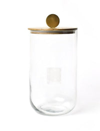 Happy Everything Mini Wooden Lid Glass Jar