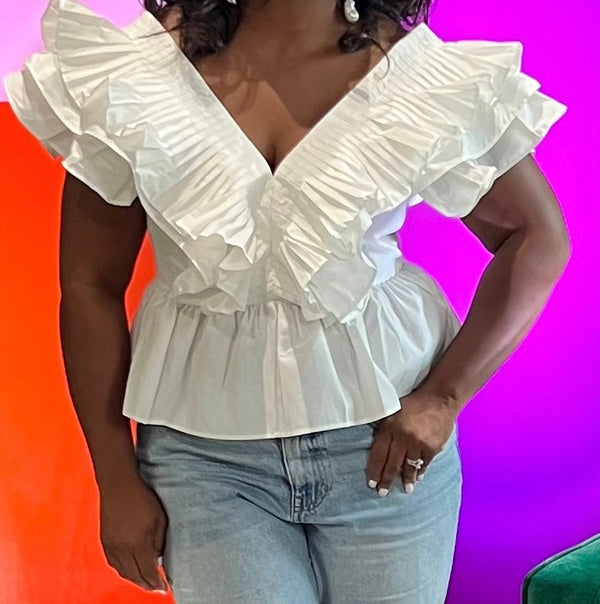 "Polly" Peplum top